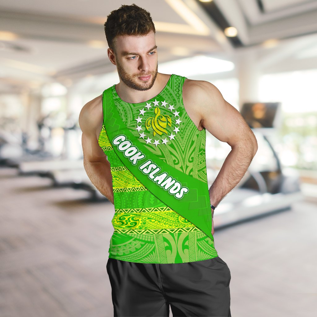 Cook Islands Men Tank Top Polynesian Victorian Vibes - Polynesian Pride