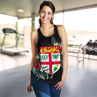 Fiji Hibiscus Women's Racerback Tank A25 - Polynesian Pride