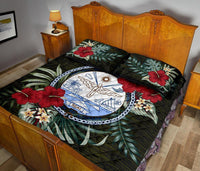 Marshall Islands Polynesian Quilt Bed Set - Special Hibiscus - Polynesian Pride