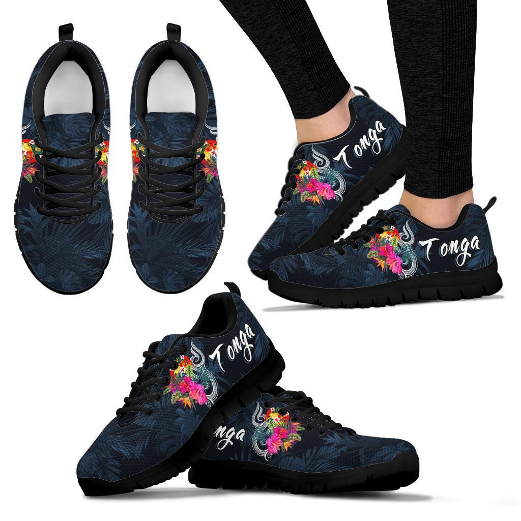 Tonga Polynesian Sneakers - Tropical Flower - Polynesian Pride