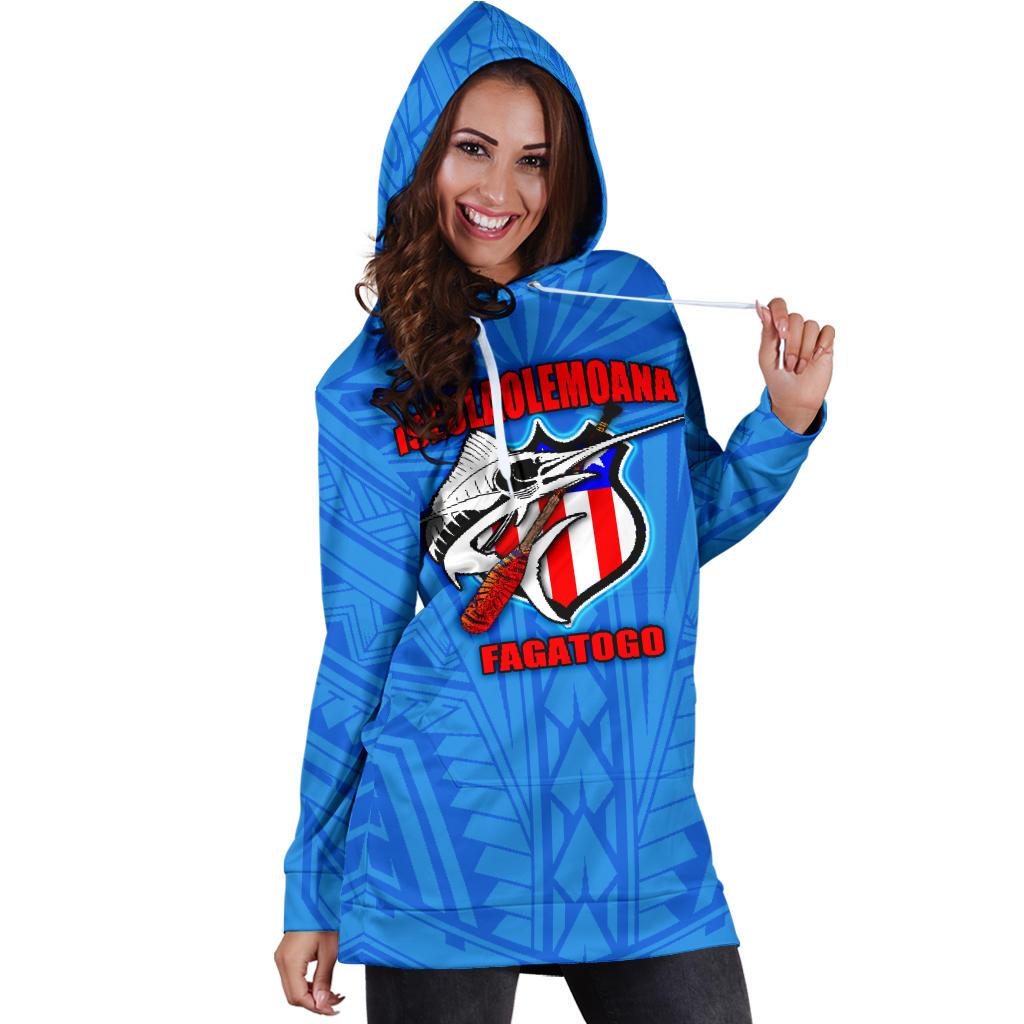 American Samoa Polynesian Women's Hoodie Dress - Iseulaolemoana Fagatogo - Polynesian Pride