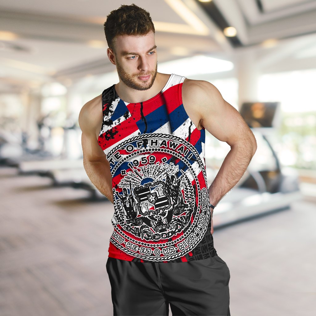 Hawaii State Men's Tank Top My Blood - Polynesian Pride