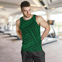 Polynesian Nation Green Hawaii Men's Tank Top - Polynesian Pride
