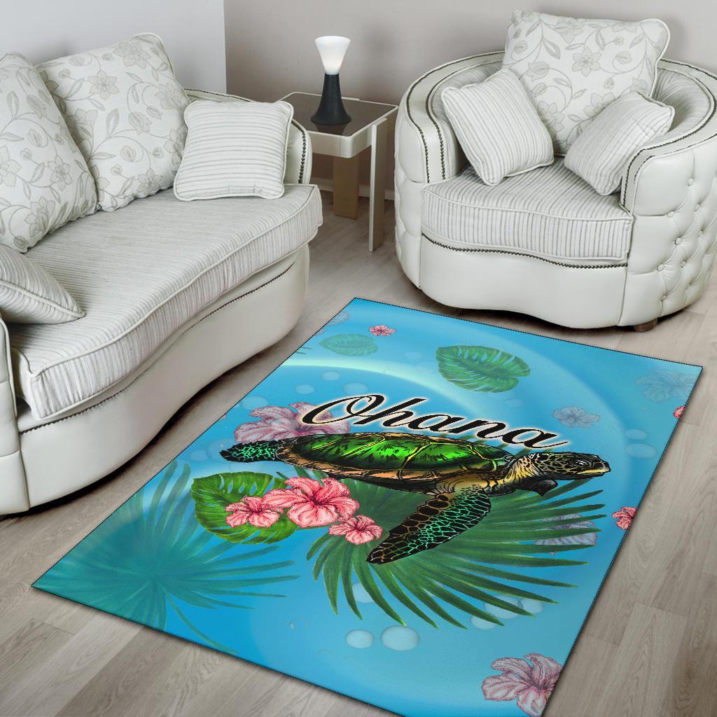 Ohana Turtle River Area Rug AH - Polynesian Pride