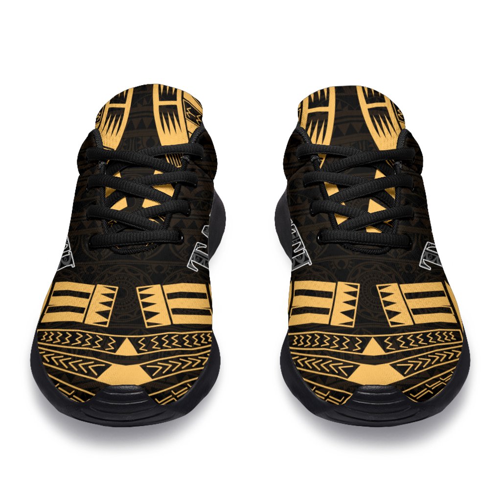 Tahiti Sport Sneakers - Polynesian Tattoo Gold - Polynesian Pride