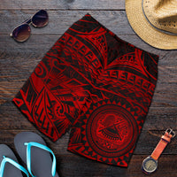 American Samoa Polynesian Men's Short - Red Seal - Polynesian Pride
