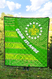 Cook Islands Premium Quilt Polynesian Victorian Vibes - Polynesian Pride