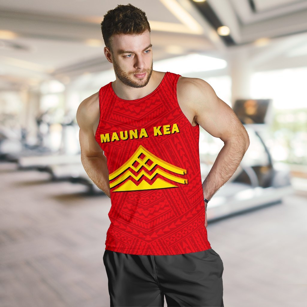 Hawaii Mauna Kea Polynesian Men's Tank Top - Polynesian Pride