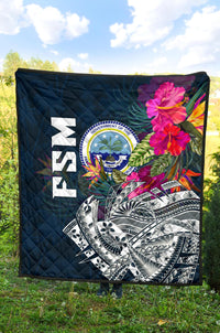 Federated States Of Micronesia Premium Quilt - Summer Vibes - Polynesian Pride