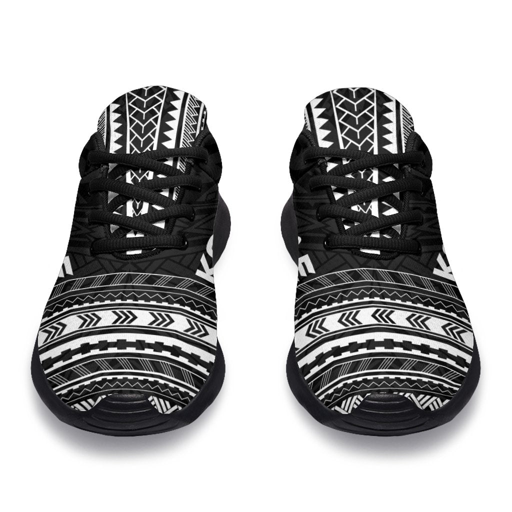 Kosrae Sporty Sneakers - Polynesian Chief Black Version - Polynesian Pride