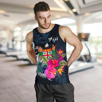 Fiji Polynesian Men's Tank Top - Tropical Flower - Polynesian Pride