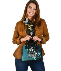 Yap Micronesia Shoulder Handbag Turquoise - Turtle With Hook - Polynesian Pride
