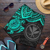 Polynesian Hawaii Polynesian Men's Shorts - Turquoise Turtle BLUE - Polynesian Pride