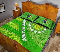 Cook Islands Quilt Bed Set Polynesian Victorian Vibes - Polynesian Pride