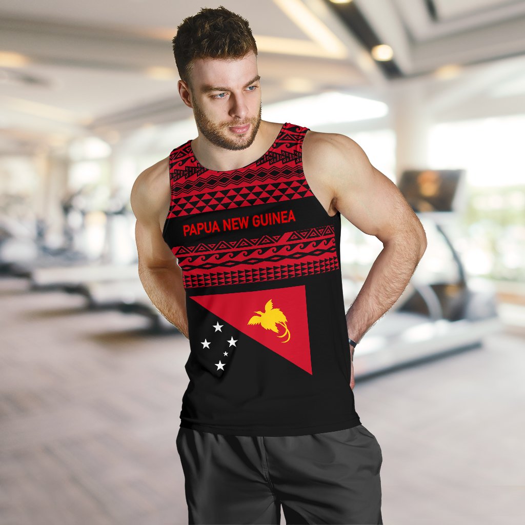 Papua New Guinea Men's Tank Top - Polynesian Style - Polynesian Pride