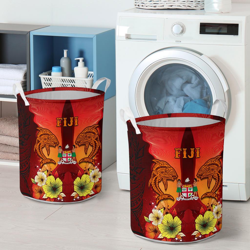 Fiji Laundry Baskets - Tribal Tuna Fish - Polynesian Pride