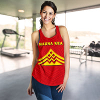 Hawaii Mauna Kea Polynesian Women's Racerback Tank - Polynesian Pride
