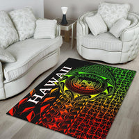 Hawaii Area Rug - Hawaii Seal Rocket Style (Reggae) - Polynesian Pride