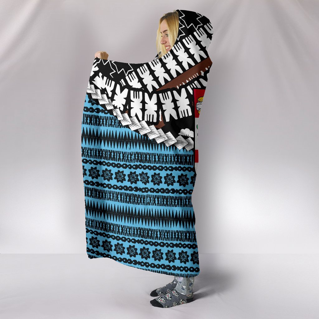 Fiji Special Hooded Blanket Z2 - Polynesian Pride
