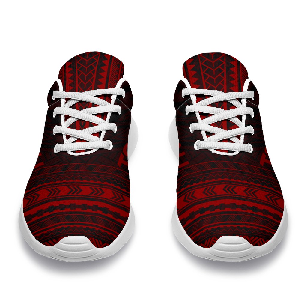 Tokelau Sporty Sneakers - Polynesian Chief Red Version - Polynesian Pride