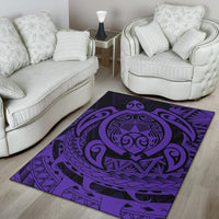 Hawaii Polynesian Turtle Rug - Purple - Polynesian Pride
