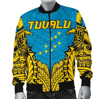 Tuvalu Premium Men's Bomber Jacket - Polynesian Pride