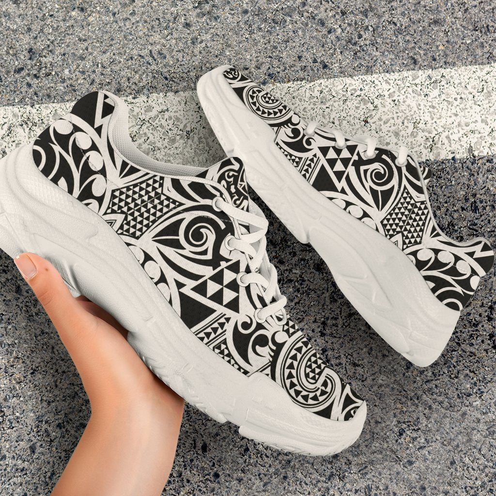 Polynesian Kakau Turtle Chunky Sneakers - Polynesian Pride