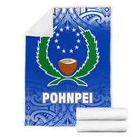 Pohnpei Premium Blanket - Blue Fog Style - Polynesian Pride