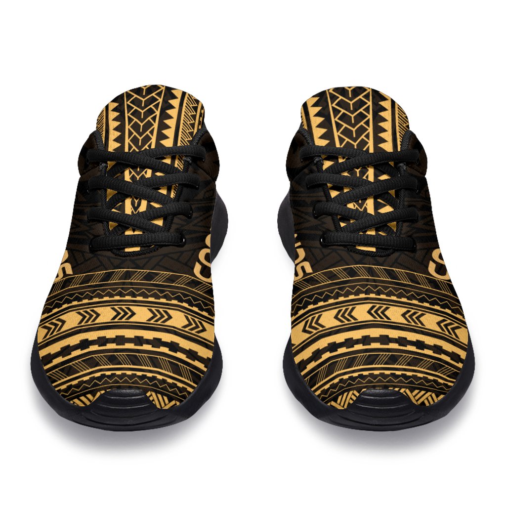 Cook Islands Sporty Sneakers - Polynesian Chief Gold Version - Polynesian Pride