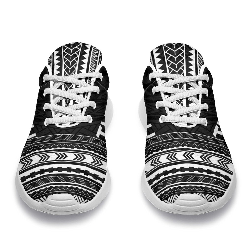 Tuvalu Sporty Sneakers - Polynesian Chief Black Version - Polynesian Pride