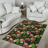 Tropical Flower Mix Rug - Polynesian Pride