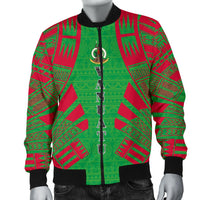 Vanuatu Men Bomber Jackets - Polynesian Tattoo Flag - Polynesian Pride