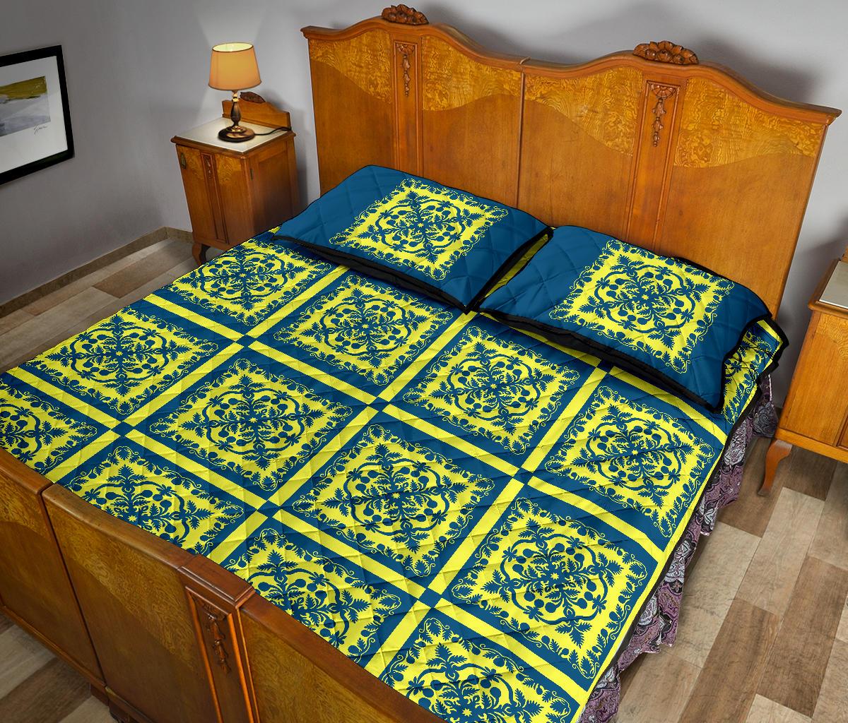 Hawaii Royal Quilt Bed Set - Hill Ver 6 - Polynesian Pride