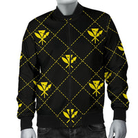 Kanaka Maoli Men's Bomber Jacket Regal AH - Polynesian Pride