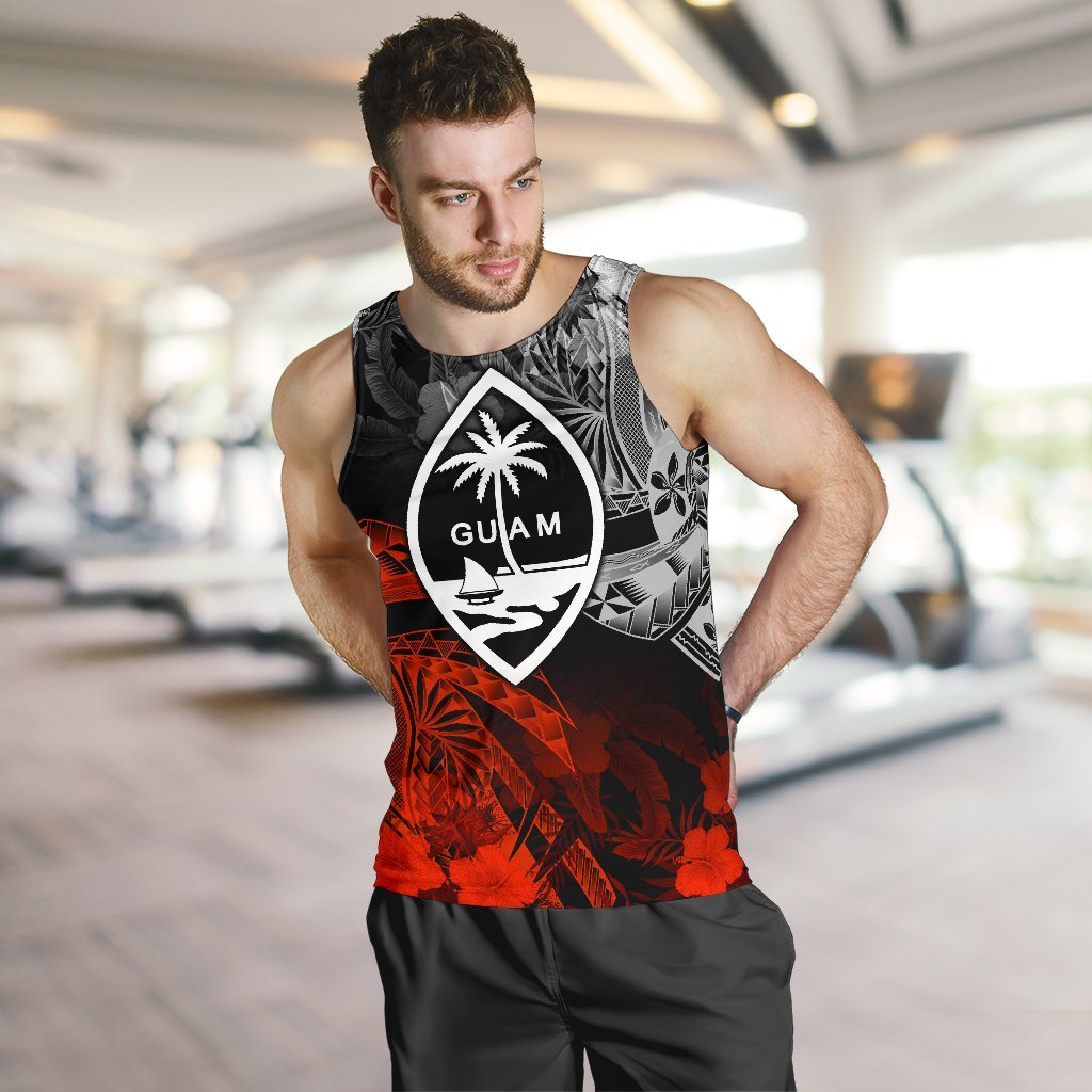 Guam Polynesian Men's Tank Top - Vintage Polynesian - Polynesian Pride