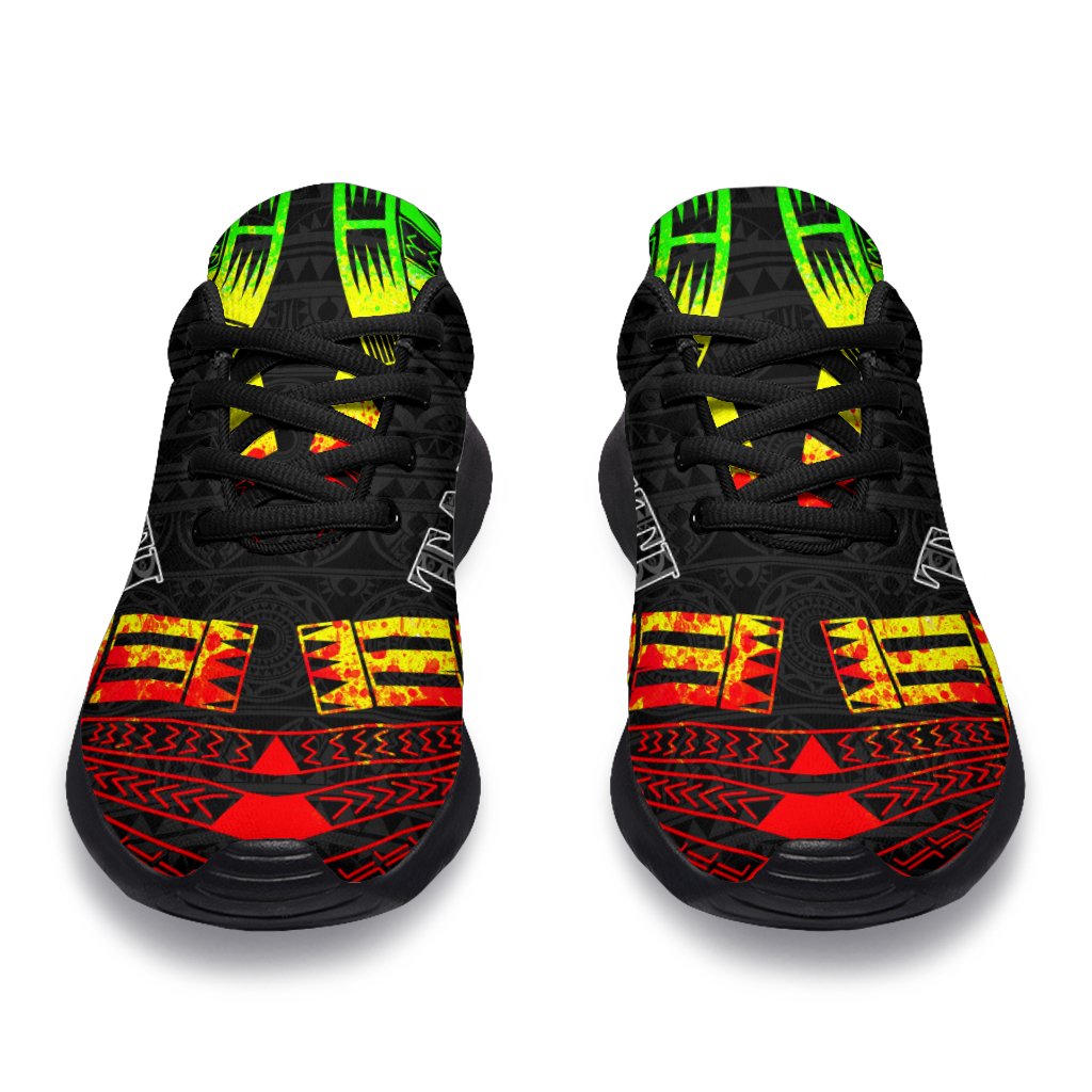 Tahiti Sport Sneakers - Polynesian Tattoo Reggae - Polynesian Pride