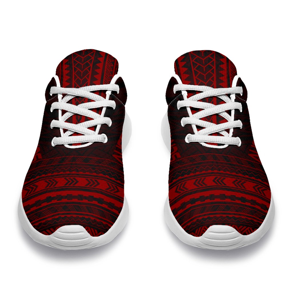 Austral Islands Sporty Sneakers - Polynesian Chief Red Version - Polynesian Pride