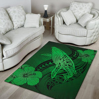 Hawaii Polynesia Whale Hibiscus - Green - Polynesian Pride