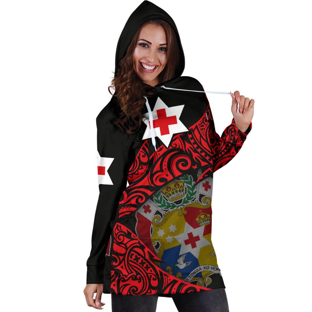Tonga Women's Hoodie Dress - Tongan Style - Polynesian Pride