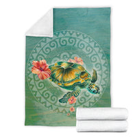 Circle Turtle Premium Blanket - AH - Polynesian Pride