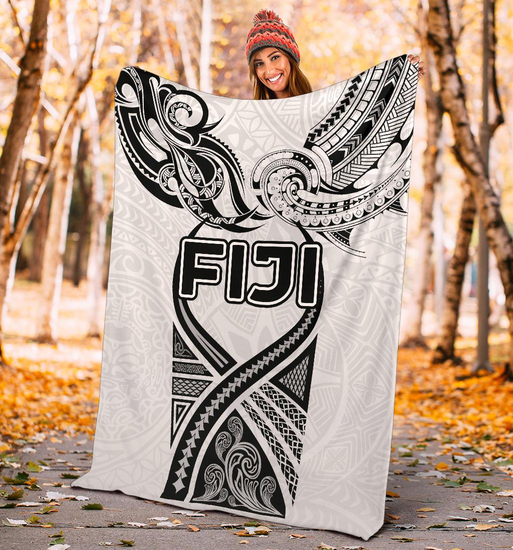 Fiji Rugby Premium Blanket Polynesian Waves Style - Polynesian Pride
