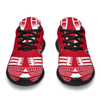 Samoa Sport Sneakers - Polynesian Tattoo Flag - Polynesian Pride
