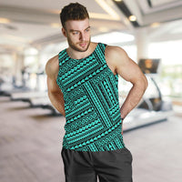 Polynesian Nation Turquoise Hawaii Men's Tank Top - Polynesian Pride