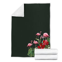 Pink Flamingos Premium Blanket - Polynesian Pride