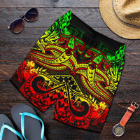 Polynesian Men's Shorts - Reggae Shark Polynesian Tattoo Reggae - Polynesian Pride