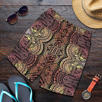 Polynesian Symmetry Brown Men's Short - Polynesian Pride
