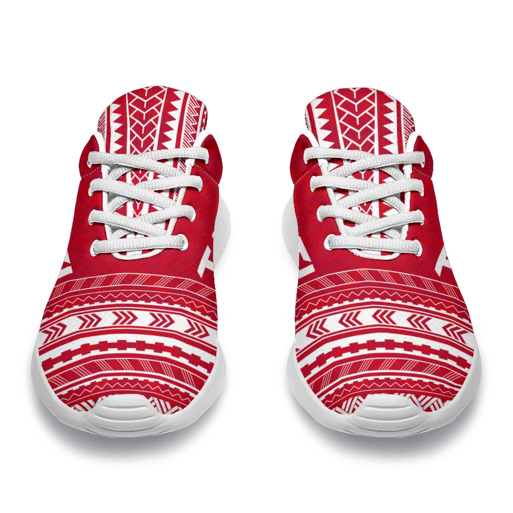 Tahiti Sporty Sneakers - Polynesian Chief Flag Version - Polynesian Pride