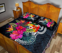 Tonga Polynesian Quilt Bed Set - Tropical Flower - Polynesian Pride