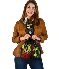 Papua New Guinea Shoulder Handbag - Reggae Tentacle Turtle - Polynesian Pride