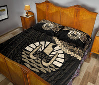 Tahiti Polynesian Quilt Bed Set Golden Coconut - Polynesian Pride